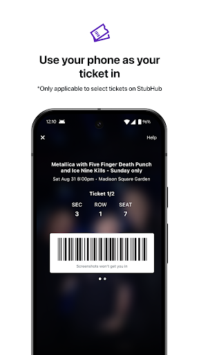 StubHub - Live Event Tickets screenshot