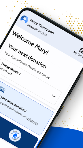 Grifols Plasma Donor Hub screenshot