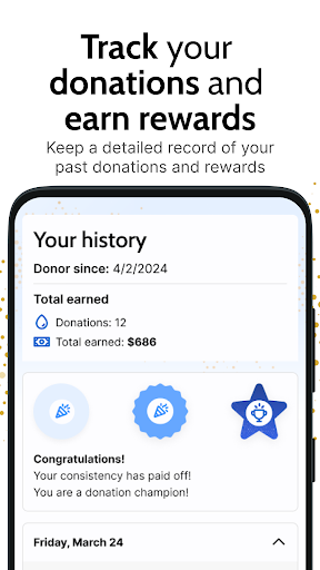 Grifols Plasma Donor Hub screenshot