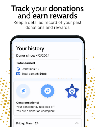 Grifols Plasma Donor Hub screenshot