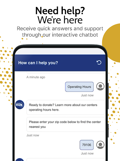 Grifols Plasma Donor Hub screenshot