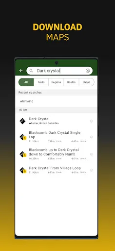 Trailforks screenshot