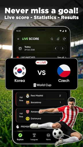 Live Scores: Football Match screenshot