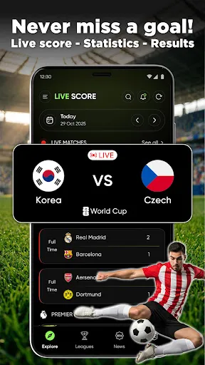 Live Scores: Football Match screenshot