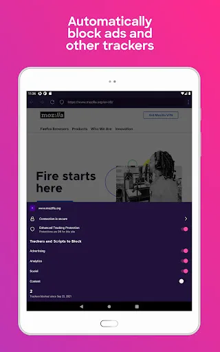 Firefox Focus: No Fuss Browser screenshot