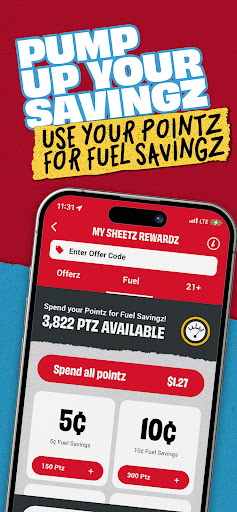 Sheetz Food Delivery & Rewards screenshot
