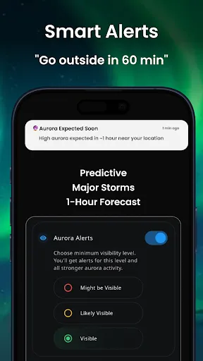 Aurora Forecast Map – AuroraMe screenshot