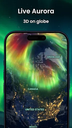 Aurora Forecast Map – AuroraMe screenshot