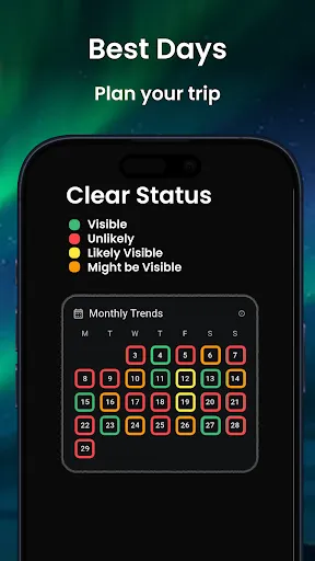Aurora Forecast Map – AuroraMe screenshot