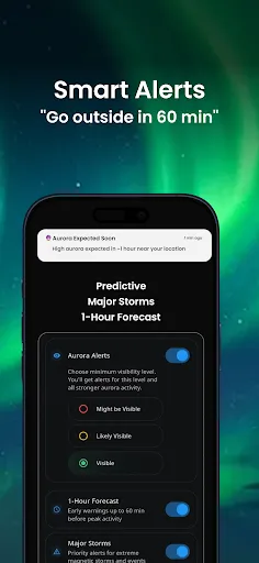 Aurora Forecast Map – AuroraMe screenshot