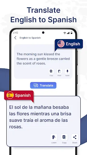Spanish English Translator screenshot
