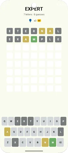Novus - 6 Tries Word Challenge screenshot