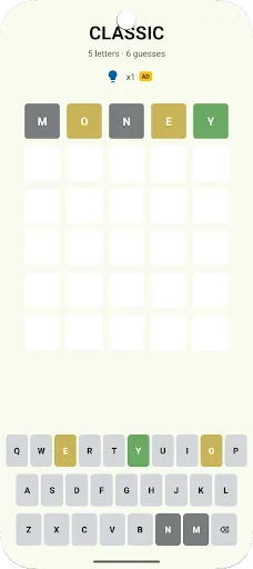 Novus - 6 Tries Word Challenge screenshot