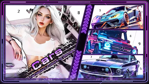 Cars, Transport Coloring Games screenshot
