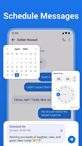 Messages screenshot
