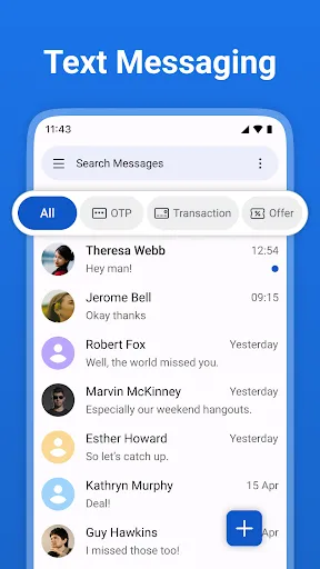 Messages screenshot