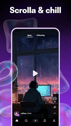 Scrolla: fun reels, no stress screenshot