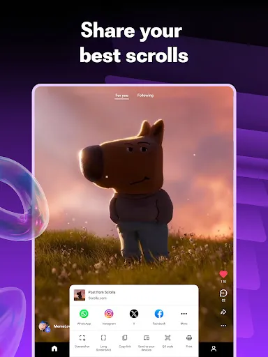 Scrolla: fun reels, no stress screenshot