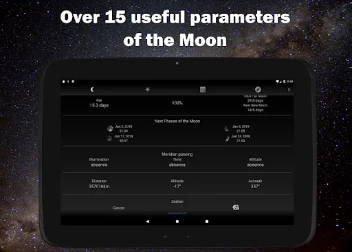 Moon Phase Calendar screenshot
