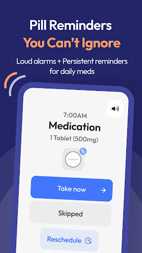 Pillo: Pill Reminder & Alarm screenshot