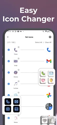WidgetClub:Widget, Theme, Icon screenshot