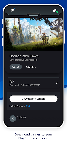 PlayStation App screenshot