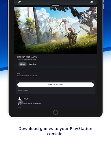 PlayStation App screenshot